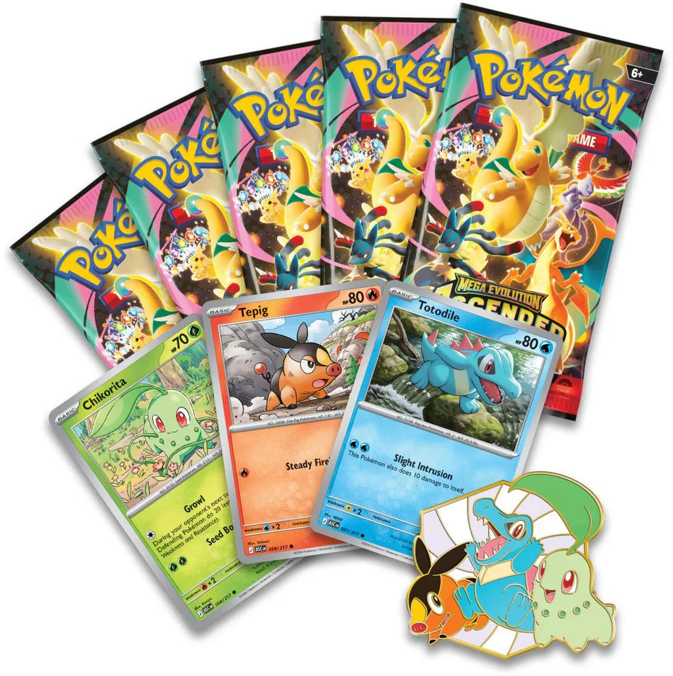 Ascended Heroes First Partner Deluxe Pin Collection