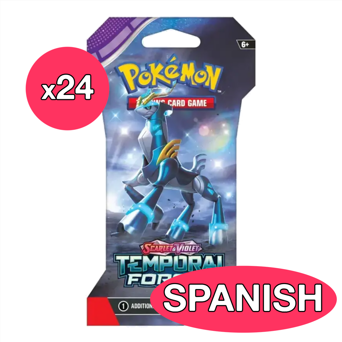 Temporal Forces Sleeved Booster 24 Count ESPAÑOL