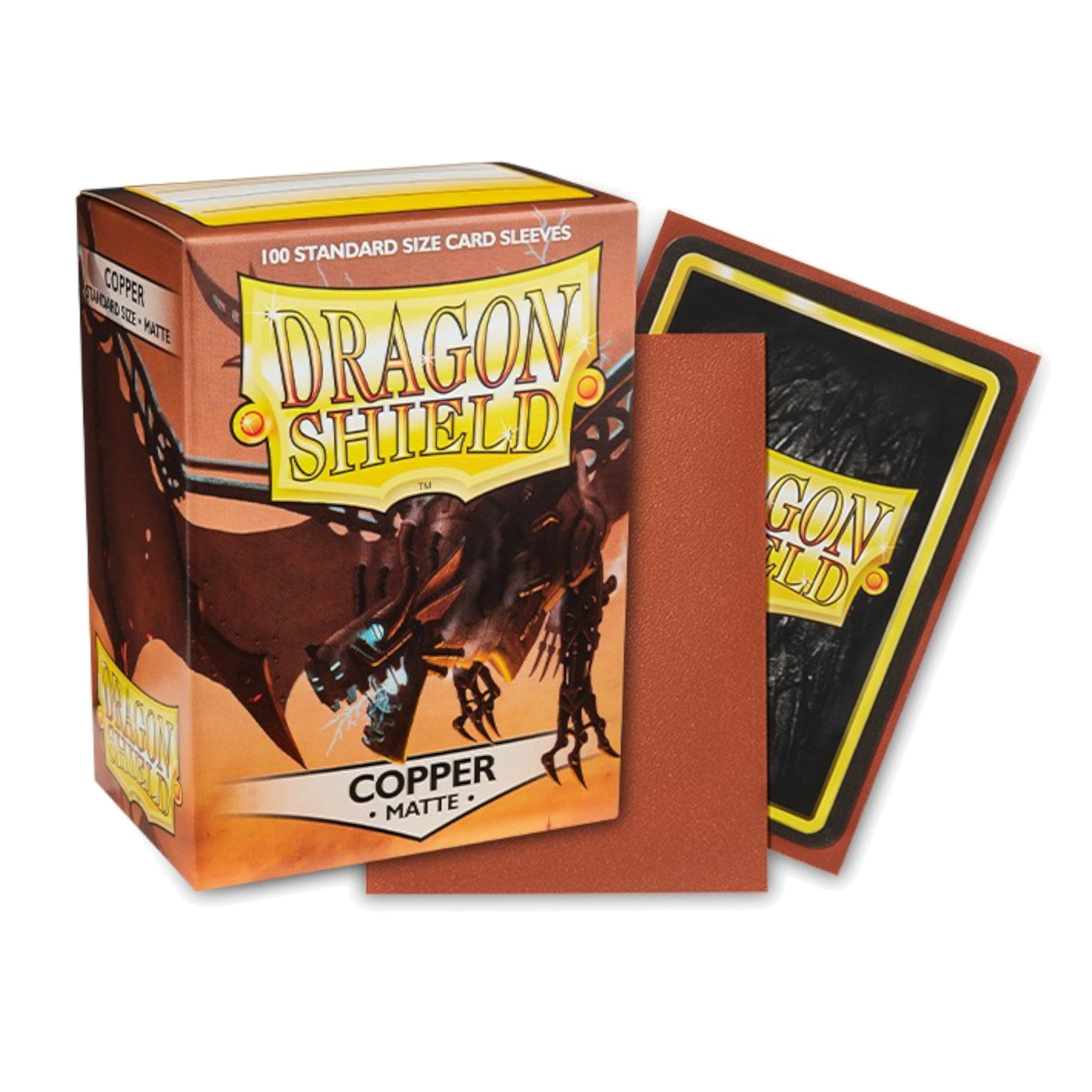 DRAGON SHIELD 100CT BOX MATTE COPPER