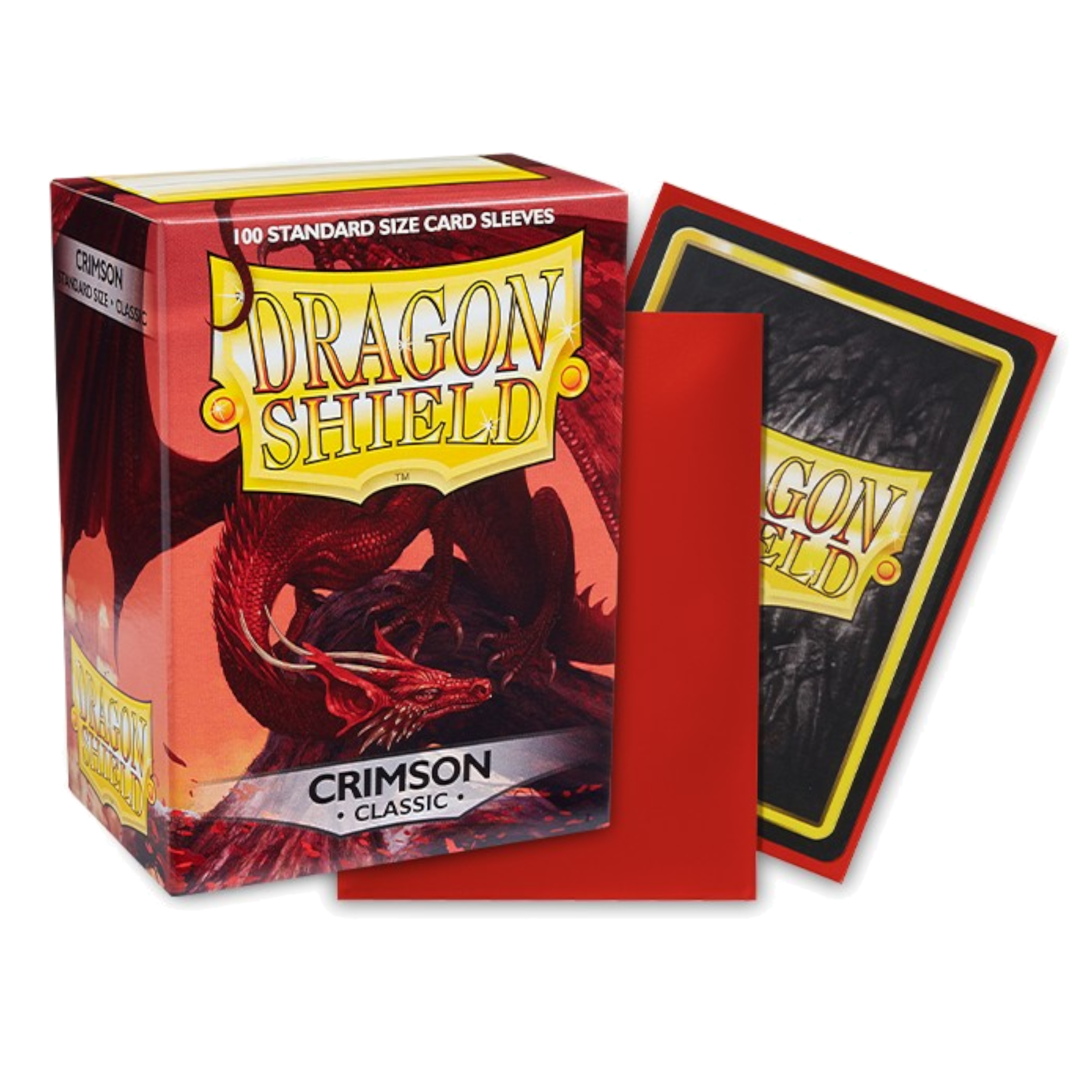 DRAGON SHIELD 100CT BOX CLASSIC CRIMSON