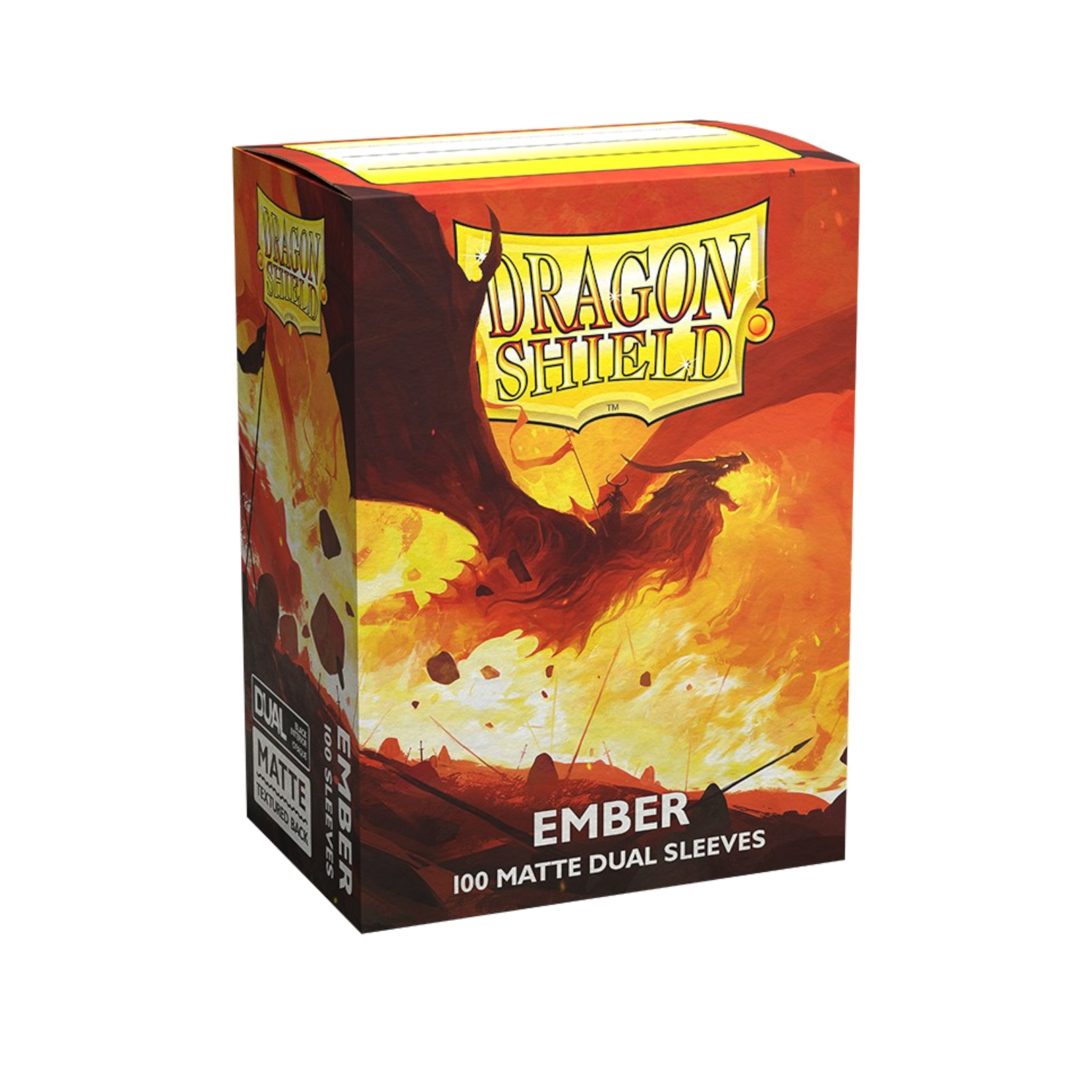DRAGON SHIELD 100CT BOX DUAL MATTE EMBER