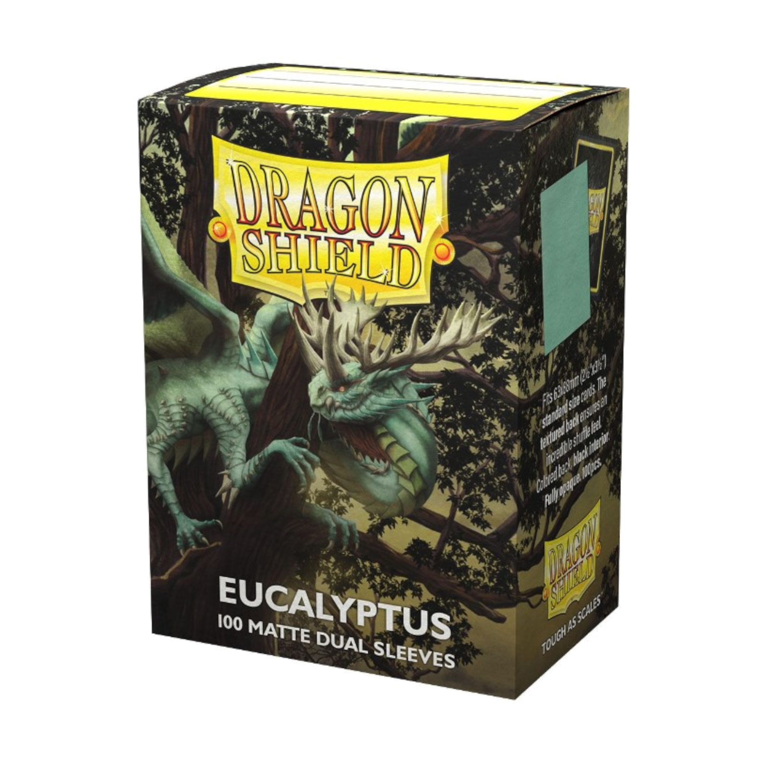 DRAGON SHIELD 100CT BOX DUAL MATTE EUCALYPTUS