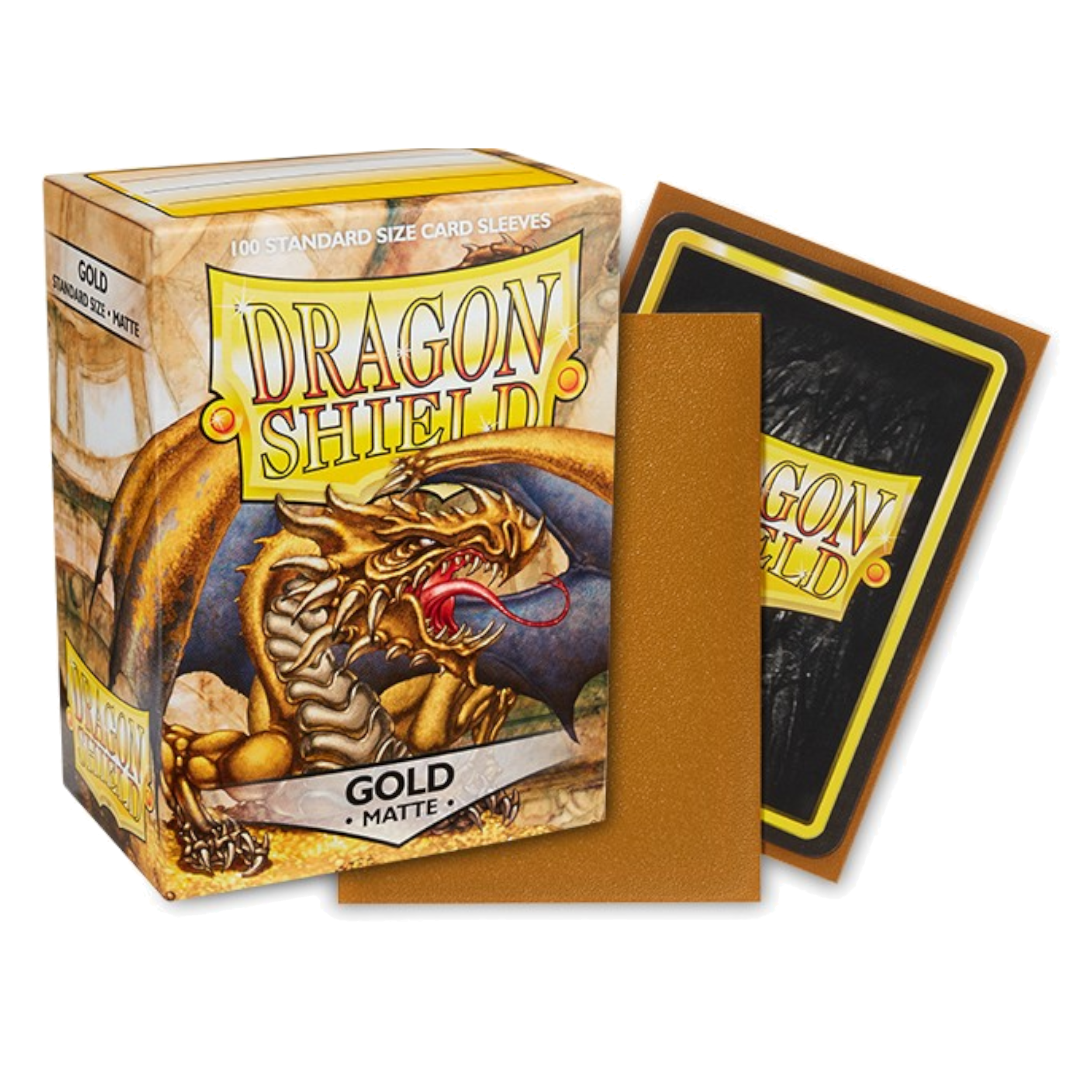 DRAGON SHIELD 100CT BOX MATTE GOLD