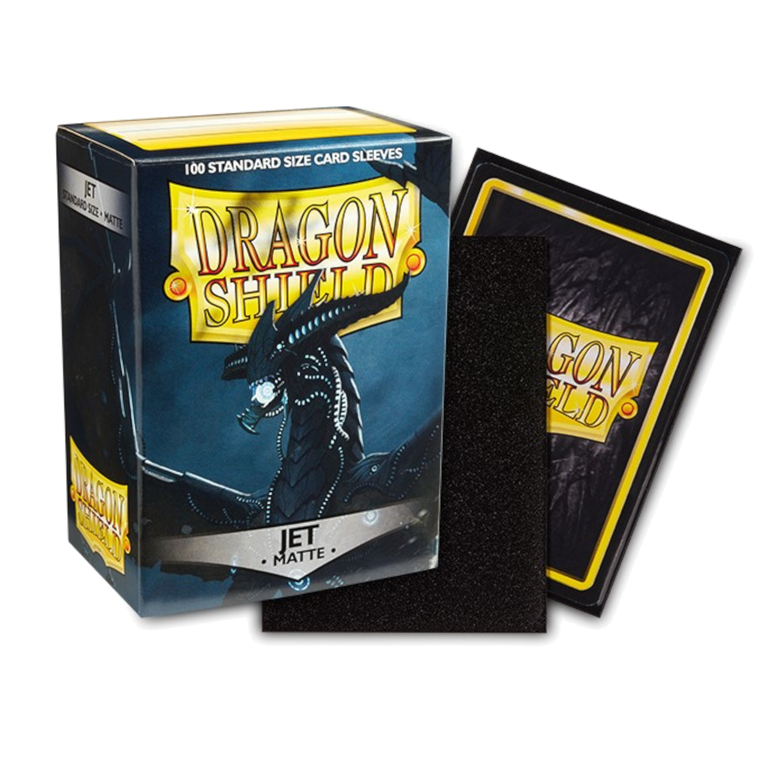 DRAGON SHIELD 100CT BOX MATTE JET