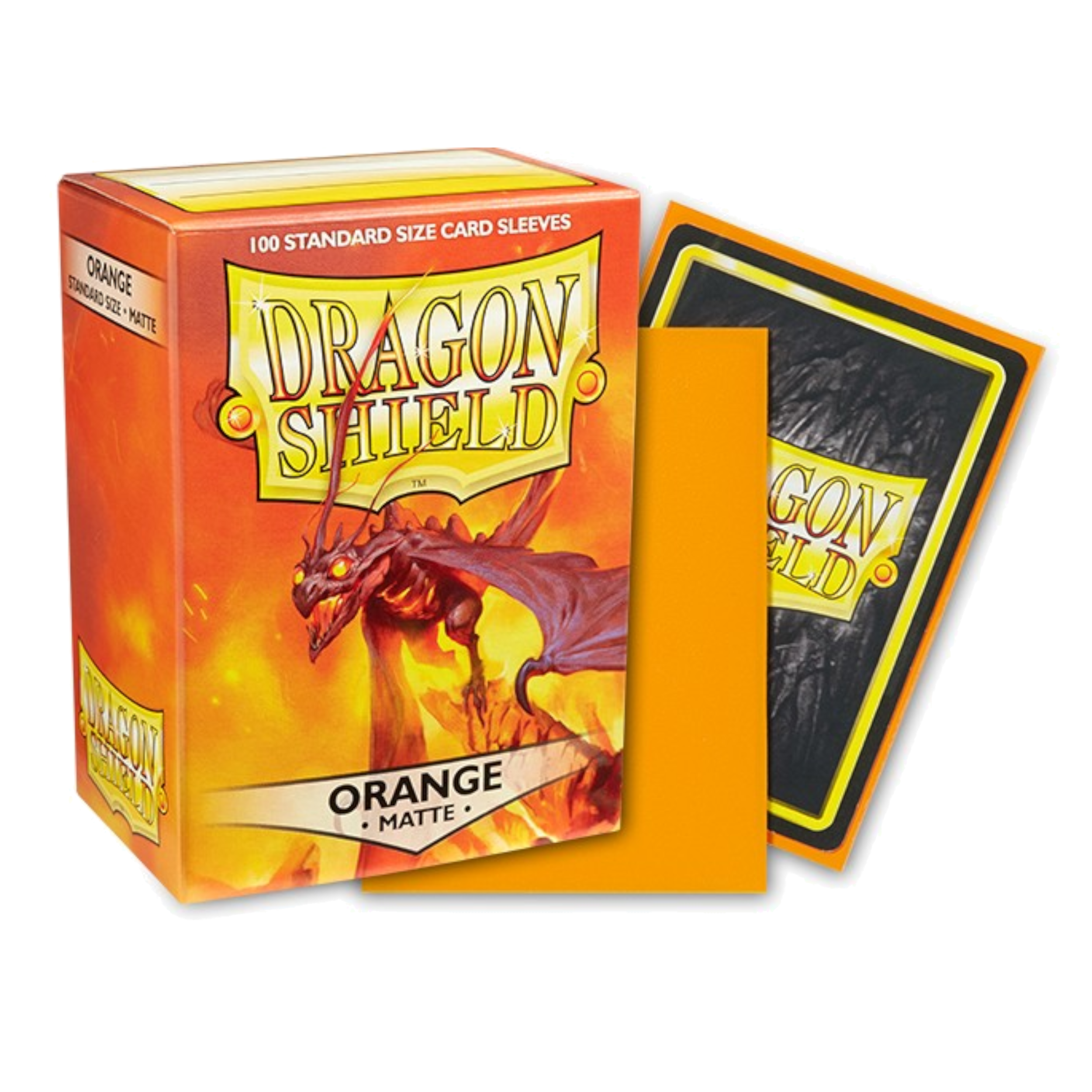 DRAGON SHIELD 100CT BOX MATTE ORANGE