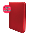 Ultra Pro Vivid 12-Pocket Zippered Color Red PRO-Binder