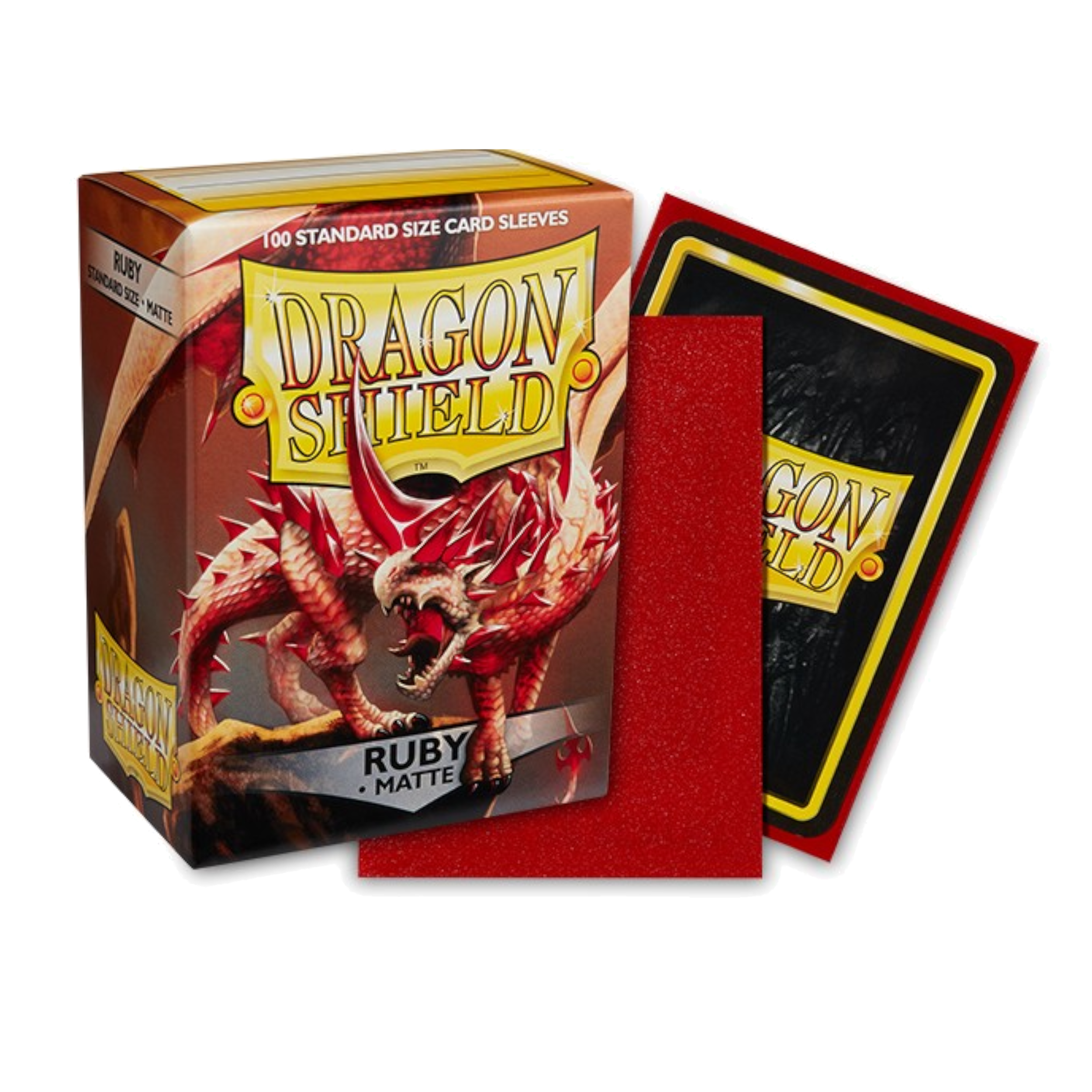 DRAGON SHIELD 100CT BOX MATTE RUBY
