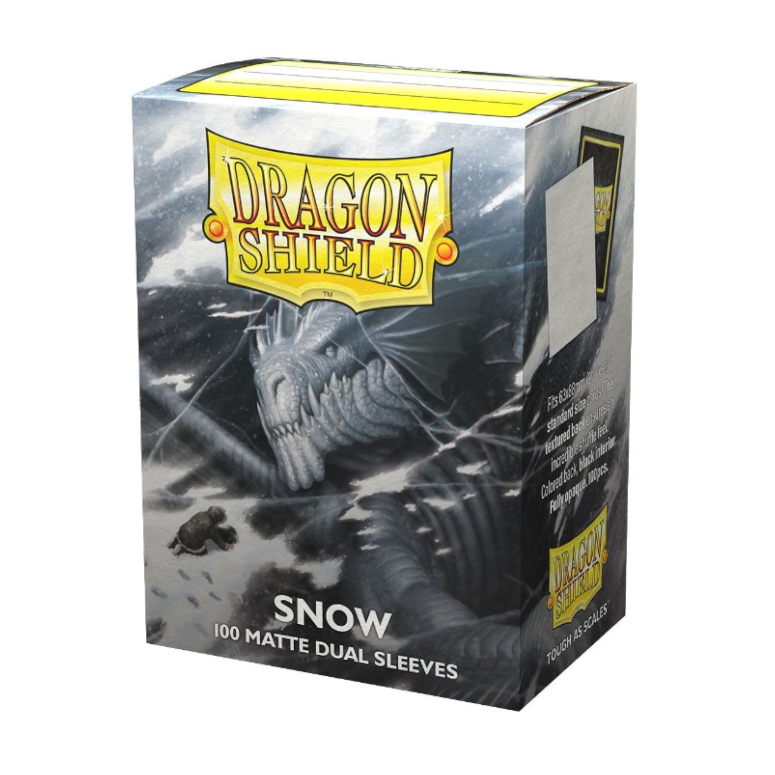 DRAGON SHIELD 100CT BOX DUAL MATTE SNOW