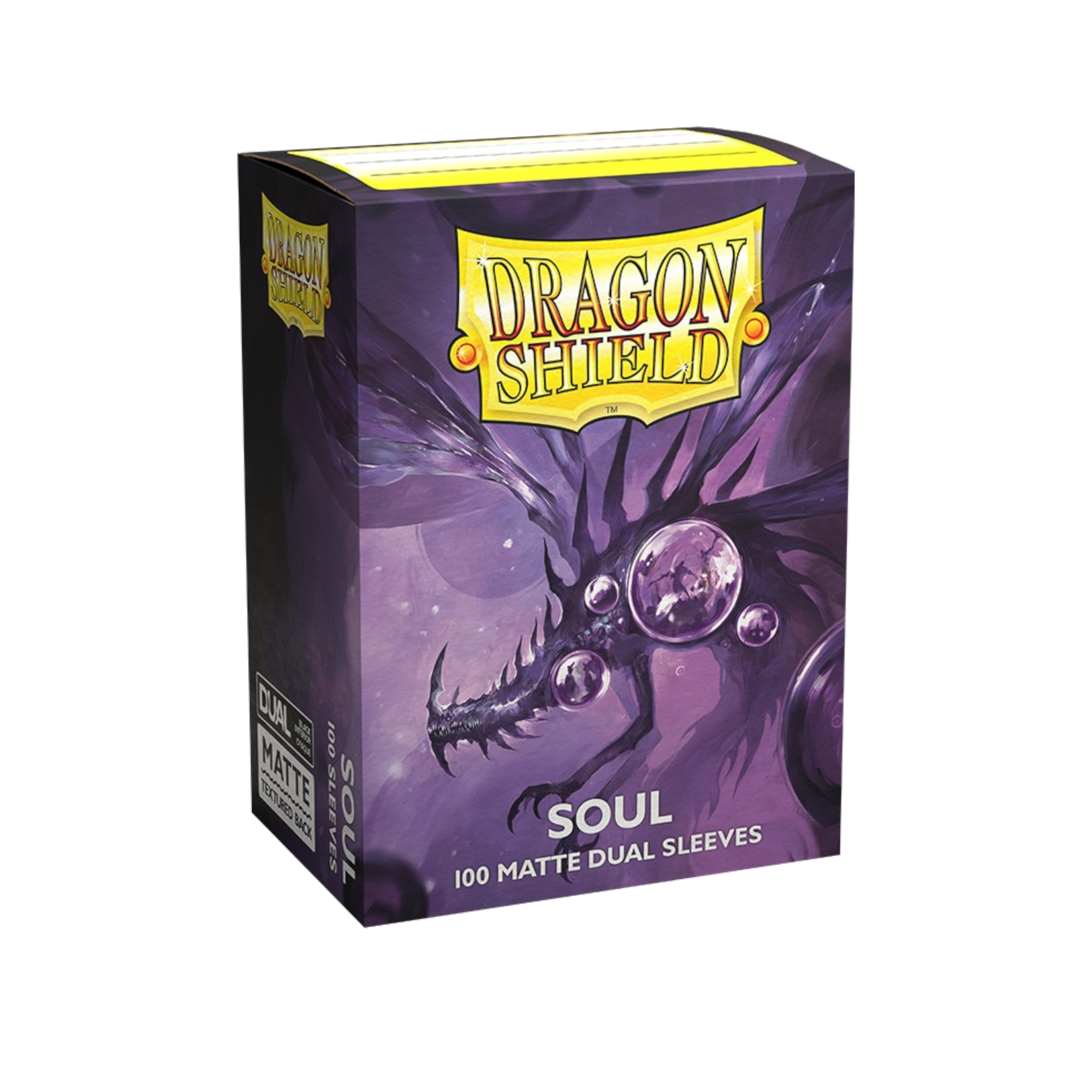 DRAGON SHIELD 100CT BOX DUAL MATTE SOUL PURPLE